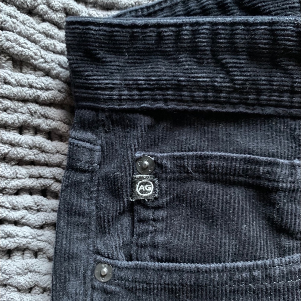 COPY - Adriano Goldschmied black corduroy pants.